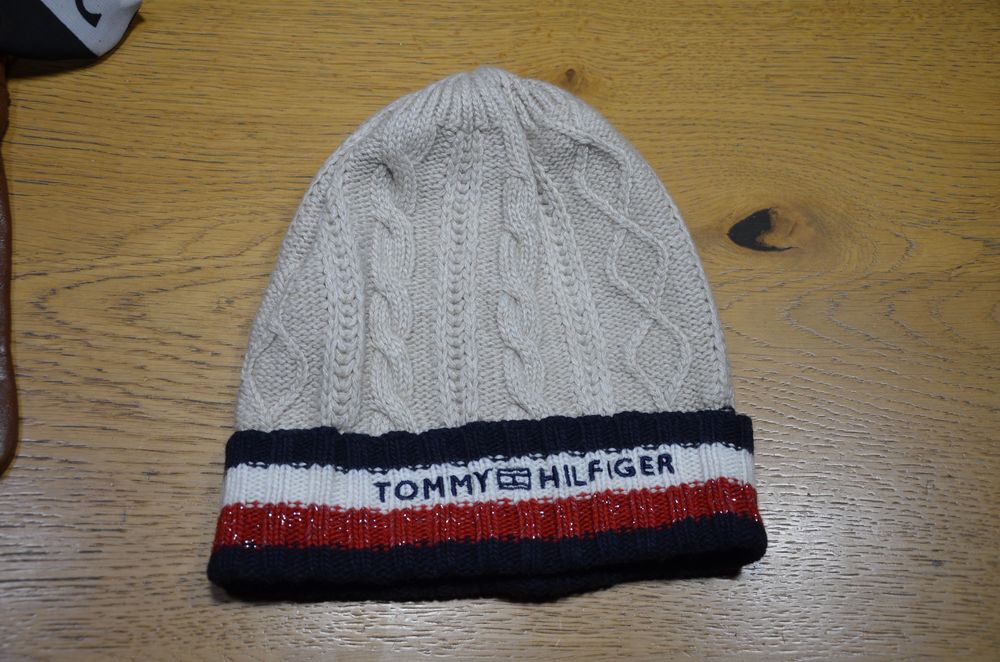 czapka TOMMY HILFIGER one size wełniana/wool + cashmere