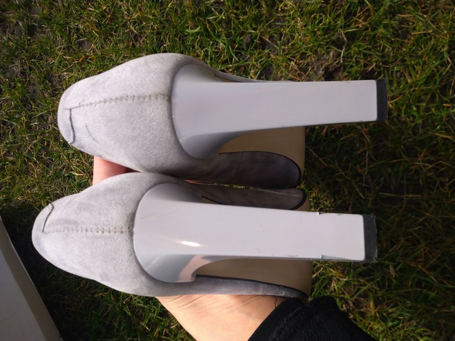 Buty szpilki na grubym obcasie 36