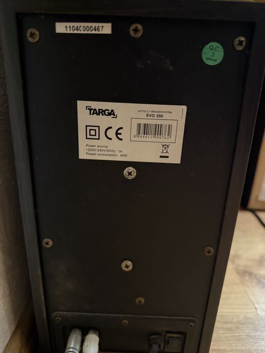 самбуфер та колонки TARGA