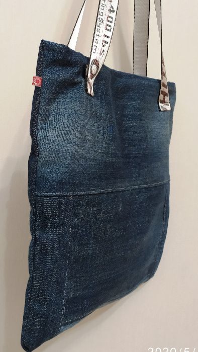 Jeansowa torebka / prezent/handmade /681