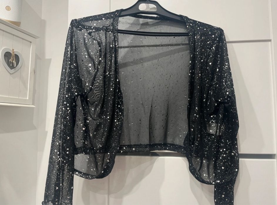 Bolera m narzutka damska swiecaca