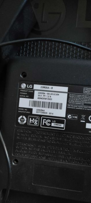 Monitor para PC LG 22M35A