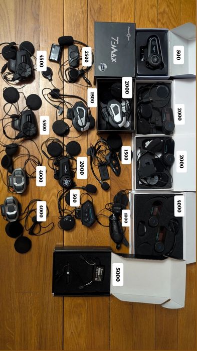 Мотогарнітури нові та б.у з Європи ідеальний стан FDC,Sena,