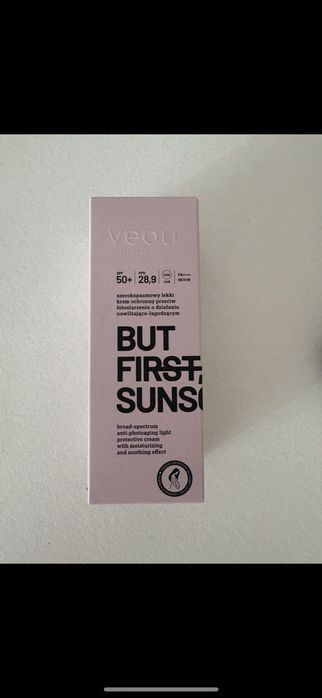but first sunscreen veoli botanica spf krem do twarzy nawilżający