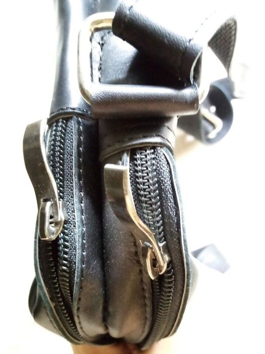 Нова чоловіча сумка, шкіряна 20*20*20