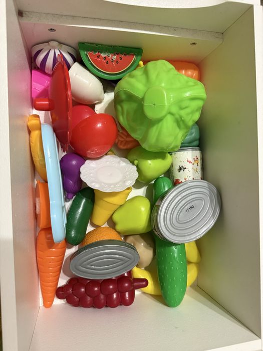 Набір фруктів іграшки овочі кухня посудка дитяча іжа