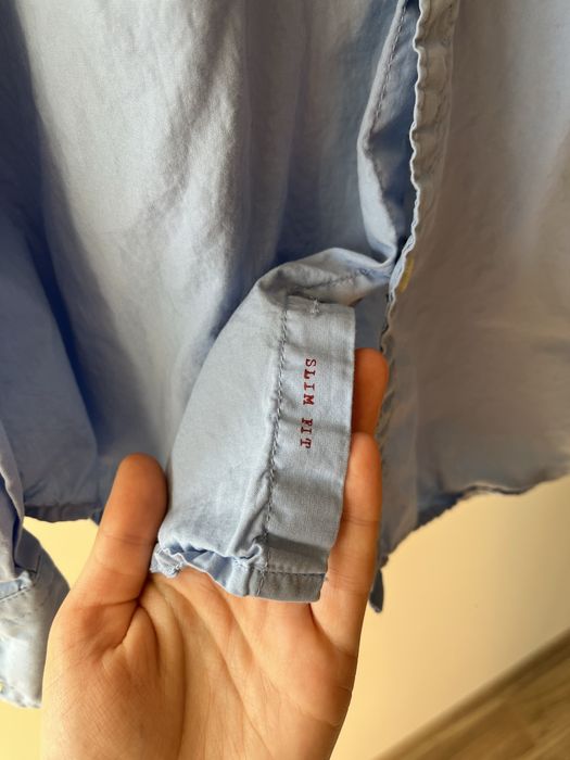 Koszula Napapijri męska niebieska XXL Slim Fit