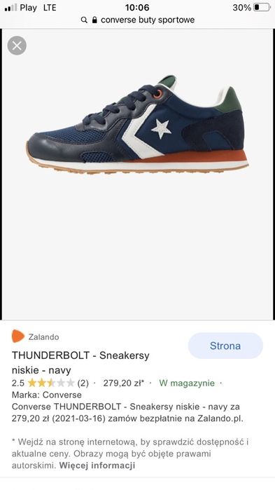 Nowe converse rozm. 35