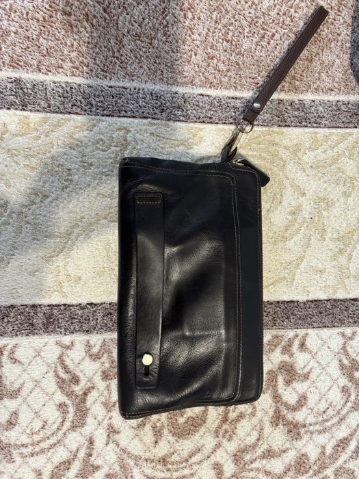 Барсетка кожанная