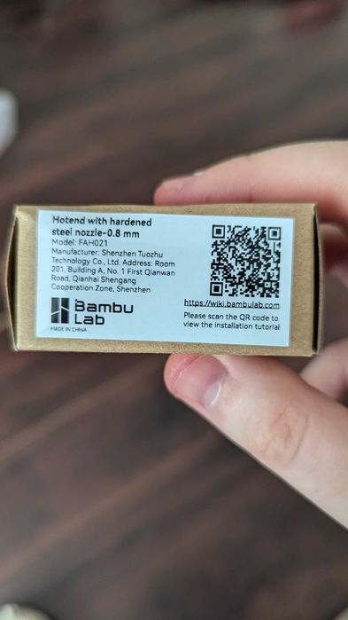 BambuLab Hotend (Хотенд) A1 Series 0.2/0.4/0.6/0.8 Оригінал