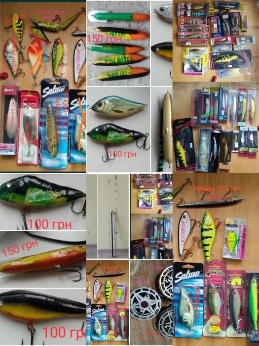 Воблеры и джерки новые и б/у