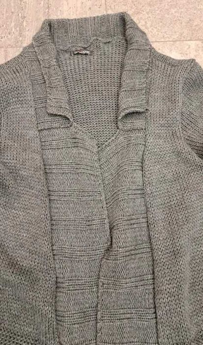 Kardigan szary roz.M/L