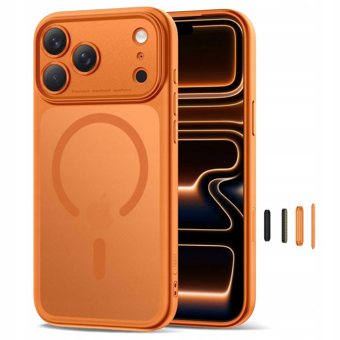 Etui Plecki Tech-protect do Apple iPhone 17 Pro Max pomarańczowy