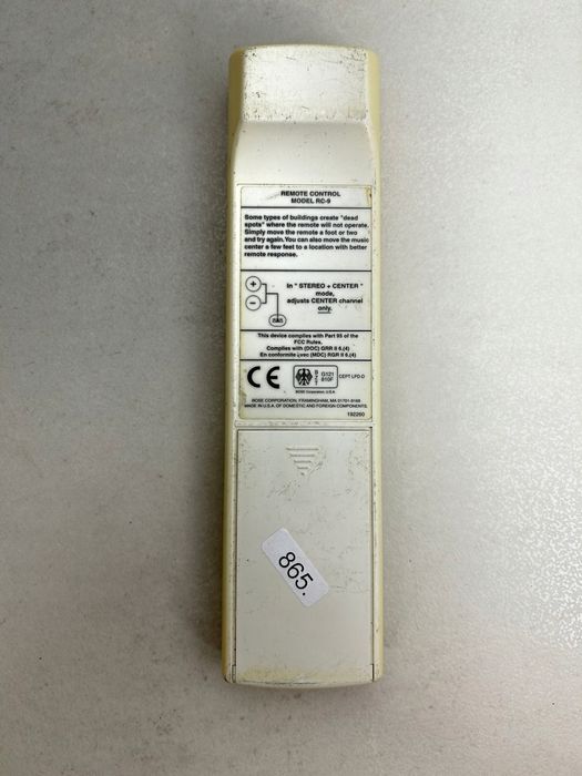 Pilot Oryginalny Bose RC-9