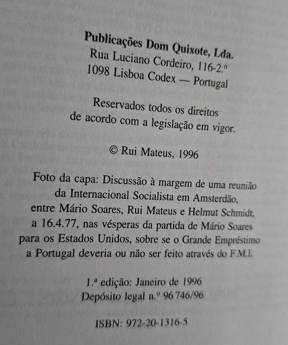 Contos Proibidos Memórias de um PS Desconhecido de Rui Mateus