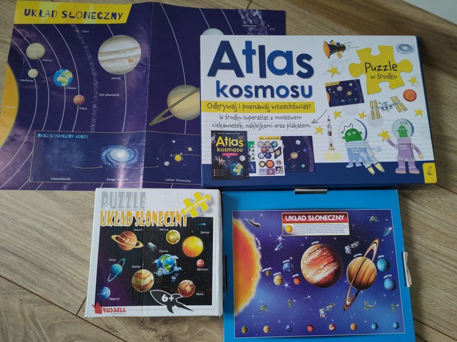 Zestaw puzzli kosmos