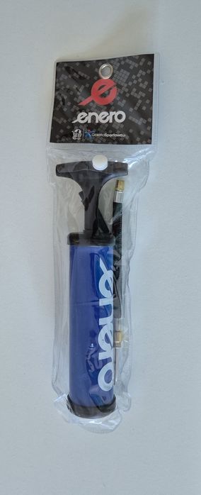 Pompka do pompowania piłek materaca  20 cm z wężykiem i igłą igła Ener