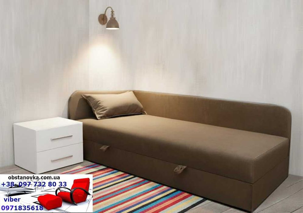 Диван ліжко Ліра посилене ортопедичний матрац  доставка вся Україна