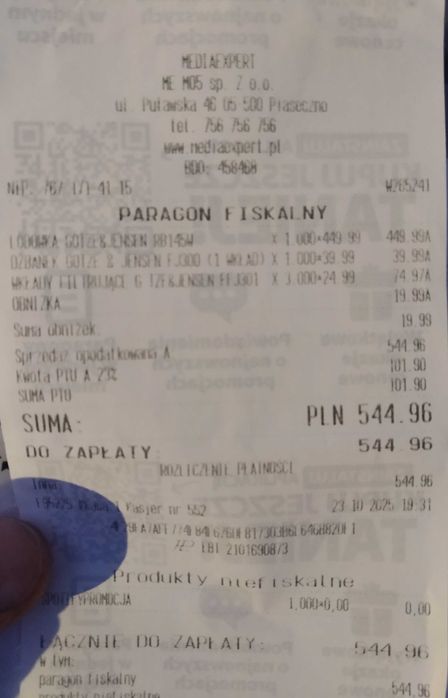 Mini lodówka Gotze & Jensen RB145W, na gwarancji jeszcze 22 miesiące