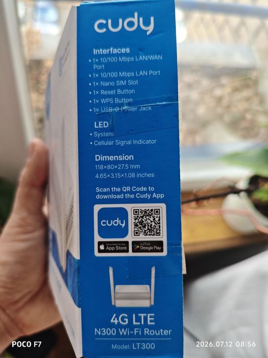 Cudy N300 Router 4G