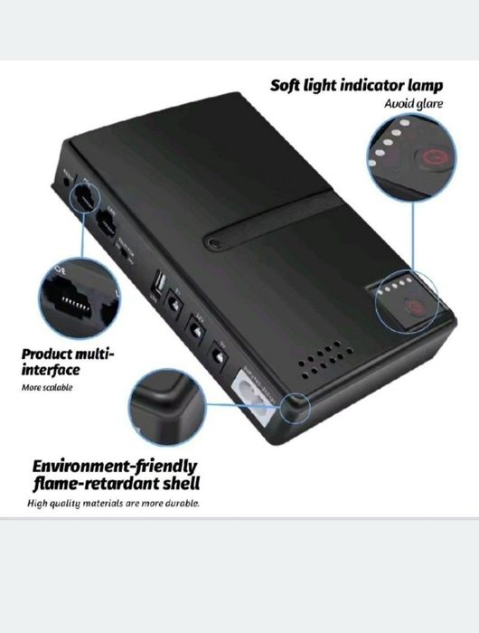 Безперебійник для роутера, свіча -UPS DC1018L - універсальне  ДБЖ