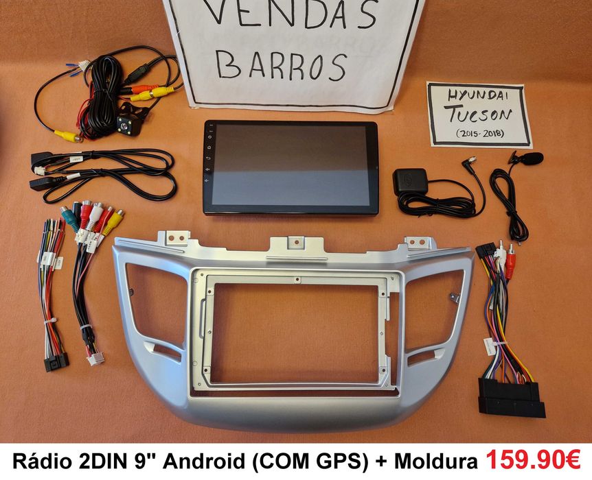 Rádio 2DIN • HYUNDAI • IX-35 • Tucson • Kauai • Veloster • Android