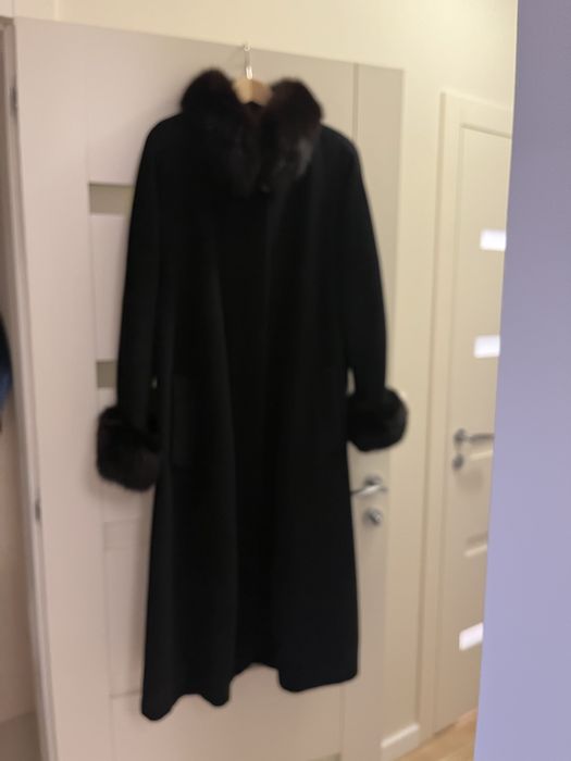 Płaszcz damski wełniany