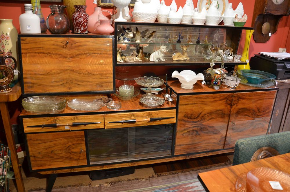 Stary kredens + pomocnik PRL DESIGN