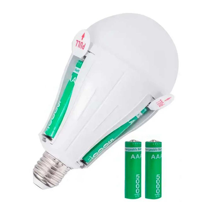 LED Лампочка FAE-3920 з 2 акумуляторами та гачком для підвішування