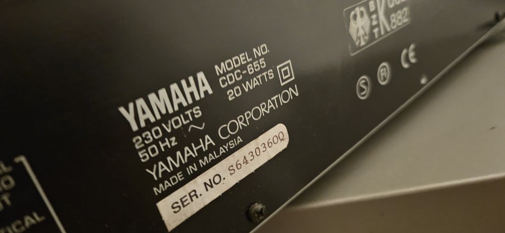 Yamaha cdc 655 odtwar, acz cz 5 szt