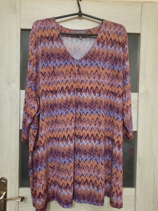 Ulla Popken Selection cudna tunika wiskoza (slinky)54-56 Nowa