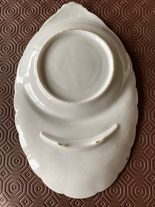 Chávena almoçadeira com prato pintada à mão
