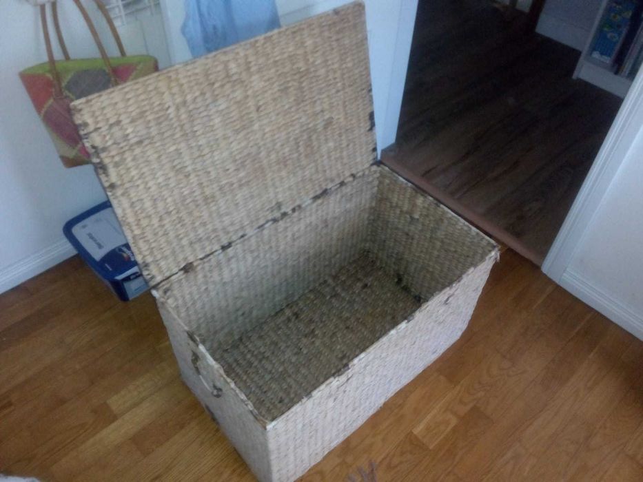 Cesto ou baú em verga