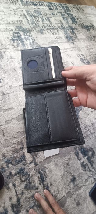 Carteira de couro masculino