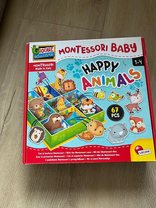 Lisciani: Montessori Baby. Szczęśliwe Zwierzęta