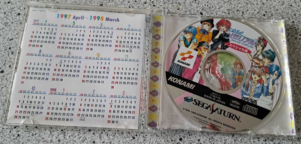Gra Tokimeki Memorial: Forever With You. Sega Saturn, import Japonia