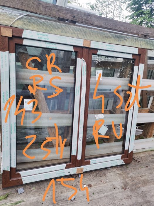 Drzwi tarasowe 230 x230 Ciepły profil 50% Nowe