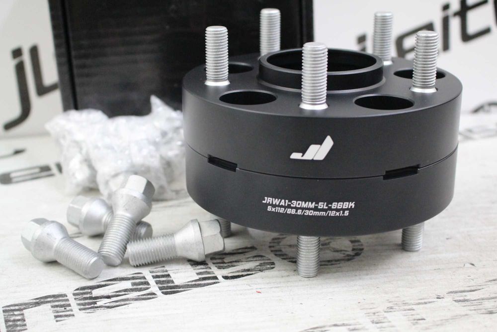Kit Alargadores / Espaçadores Japan Racing 3.0cm 5x112 66.6 (12x1.50 - 14x1.50)