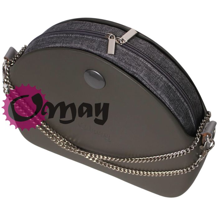 Szary organizer do OBAG MOON LIGHT len 2 kieszenie wkład OMAY