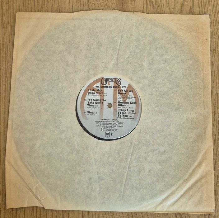 Вінілова платівка Carpenters The Singles 1969-1973