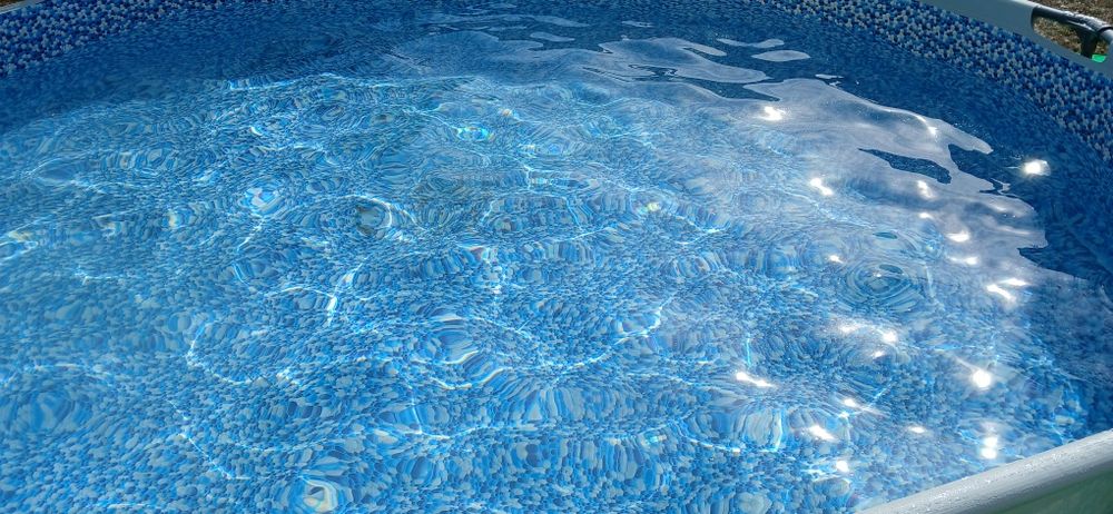 Piscina de 366 cm só com uma utilização