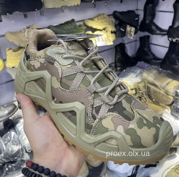 тактичні кросівки lowa zephyr gtx lo tf multicam cordura gore tex військові берці мультикам водонепроникні трекінгові