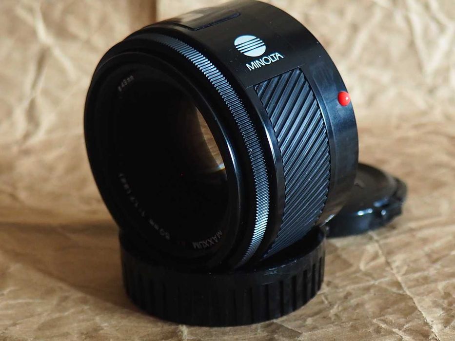 Obiektyw Minolta Maxxum AF f1.7/50mm.