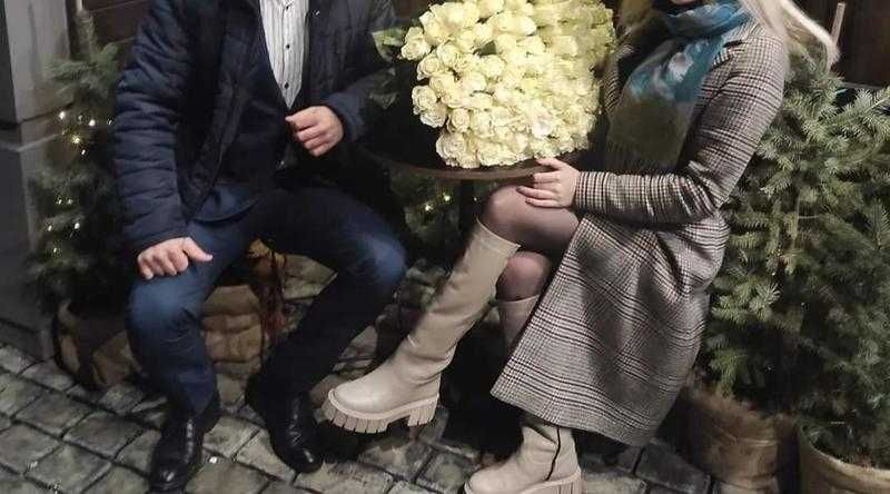 Чоботи -труби в бежевому кольорі