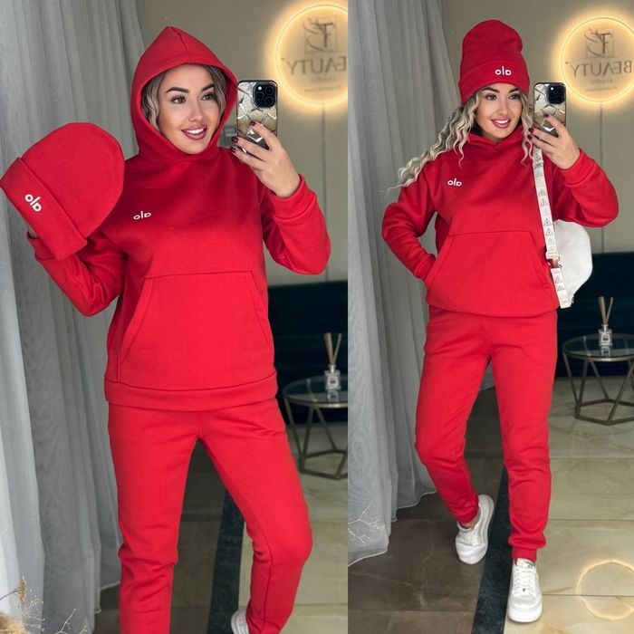 Теплий костюм 3-ка з шапкою