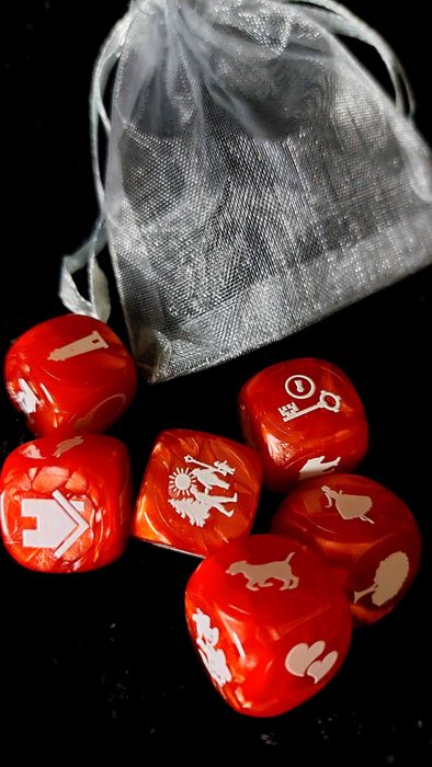 Кубики Ленорман, 6 шт, оракул для ворожіння