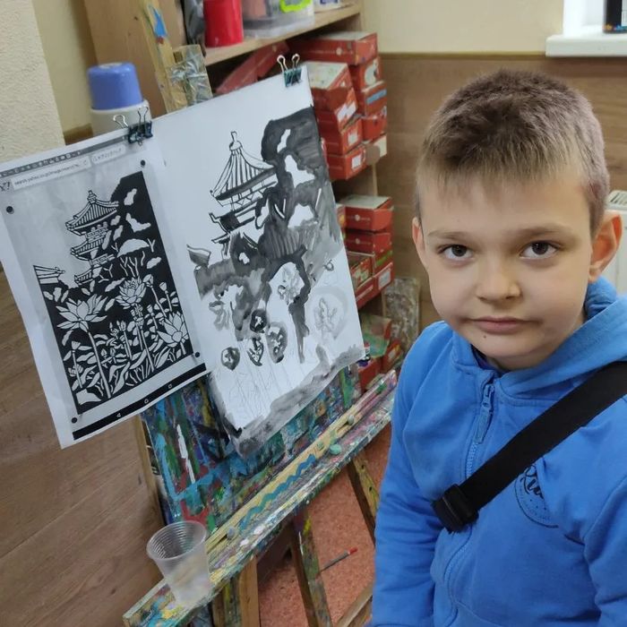 Художня школа шахова , логопед, підготовка до школи  Procreate  англій