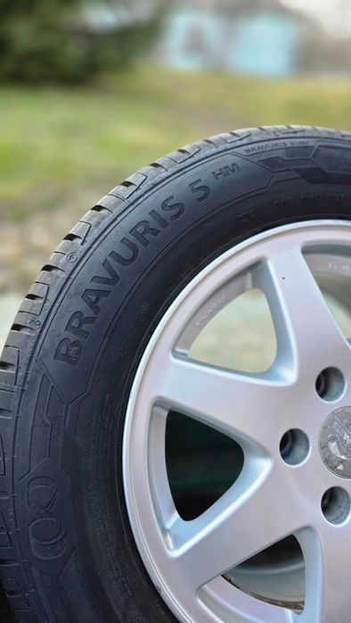 Диски легкосплавні r15 / et45 та шини літні Barum 195/ 65/ r15