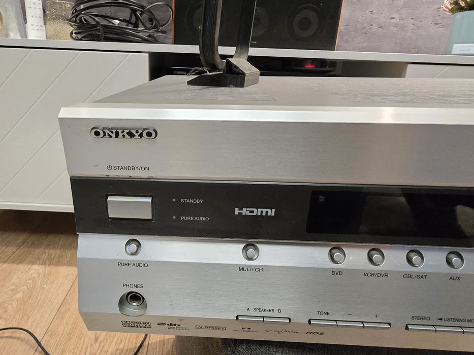 Amplituner 7.1 onkyo sr 505e. Stan idealny