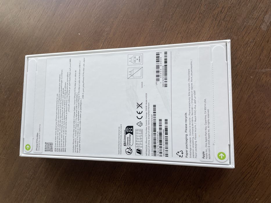 Apple iPhone 17 Pro MAX - SELADO